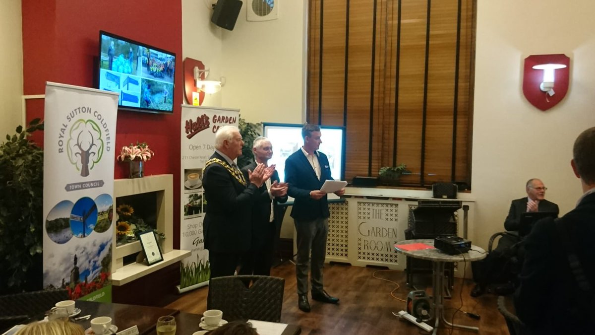 davidcoton's tweet photo. It’s was great to be apart of the first @RoyalSutColTC #BritainInBloom My Congratulations to all the winners for each category in the Garden Competition which was supported by @hallsgardensite we all had a fantastic evening @RoyalSuttonNews https://t.co/fv4I5pMkfv