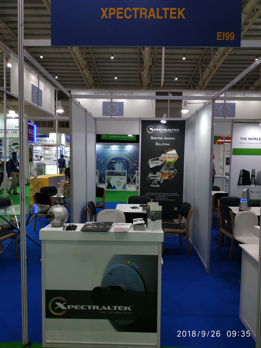 XpectralTek's tweet photo. We are still at electronica India and productronica India fair!
  Come and meet us at EI99 – Hall Number:4 :)
@ep_MMI @H2020SME @H2020SME_OTF @EU_EASME @XpectralTEK @Signinum_ @uptecporto U.Porto Inovação
#EU_EIC #h2020 #innovation #spectralimaging #epindia2018 #SMEinstrument https://t.co/O3fPy01QWt