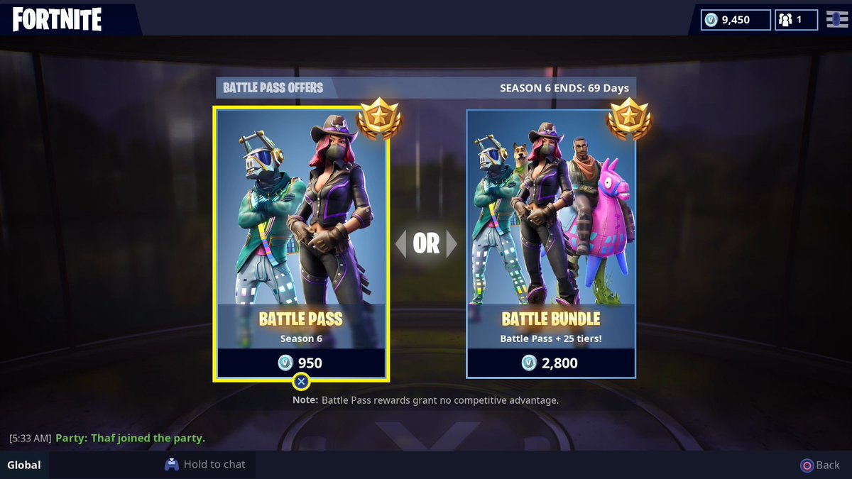 Gonig to GIVE AWAY A Couple of #Fortnite Season 6  Battle Passes:

RT
+
FOLLOW