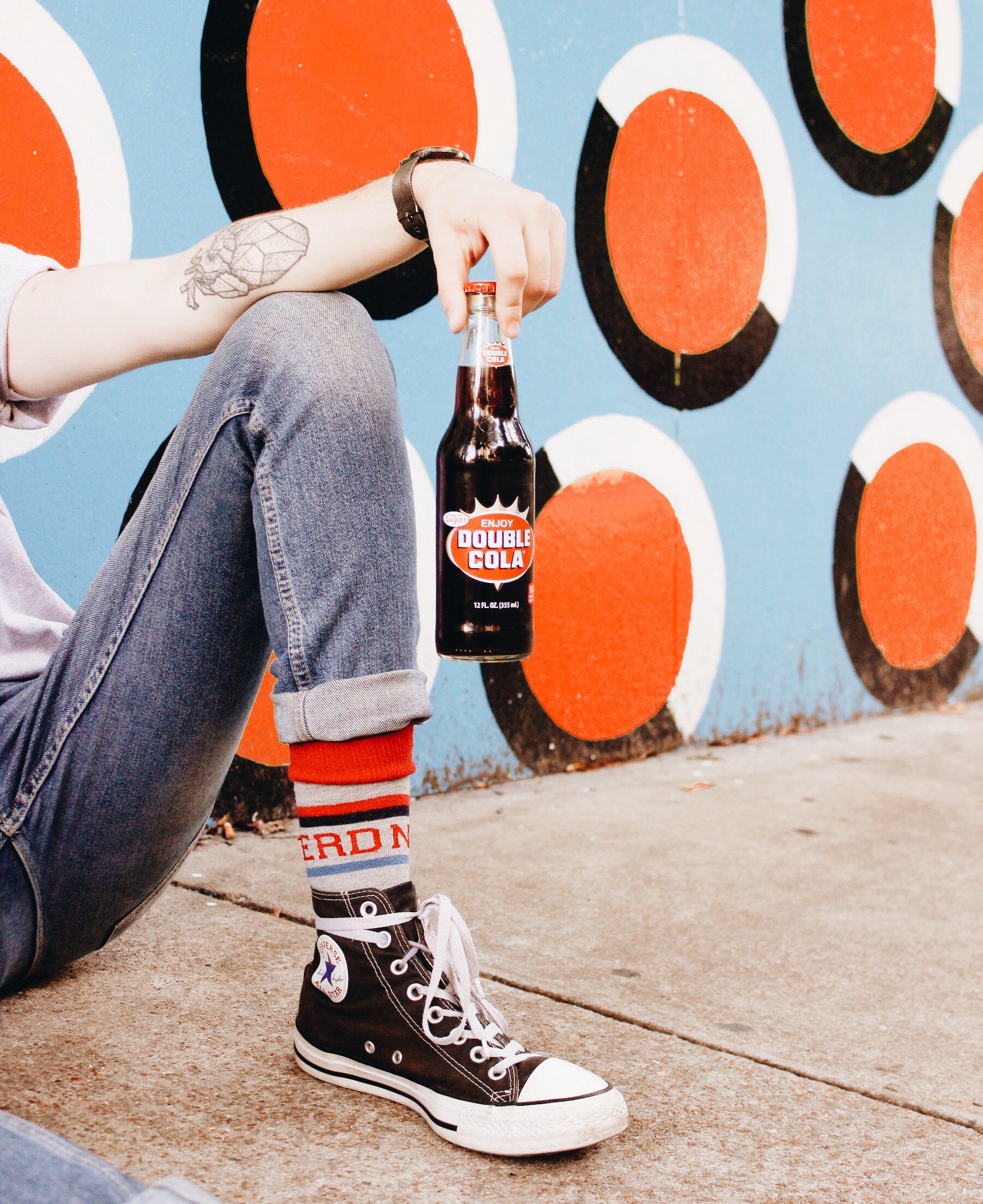 DOUBLE COLA on X Rolled up jeans tall socks Converse and Double Cola. RefreshinglyDifferent https t YTKW7pGCg3 X