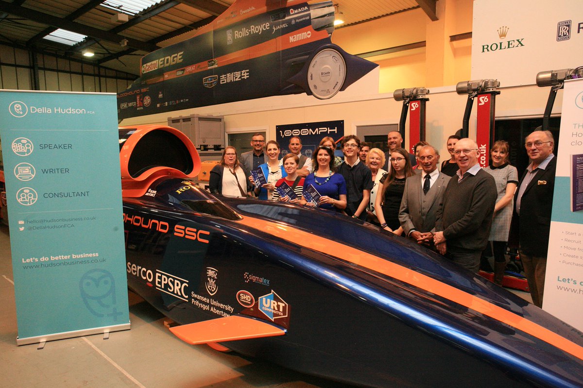 Thanks to @BLOODHOUND_SSC for hosting the book launch last night. Much more fun than me reading a chapter aloud #NumbersBusiness 😉