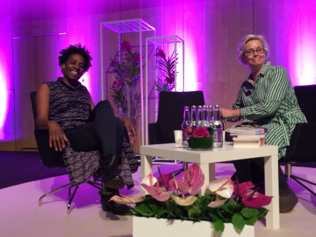 AlmaAward's tweet photo. Join us for the seminar “Sorrow and Hope” in K1, Jacqueline Woodson speaks to jury member Maria Lassén Seger. @bokmassanGbg #bokmässan #alma2018 https://t.co/xrlEBf8bvQ