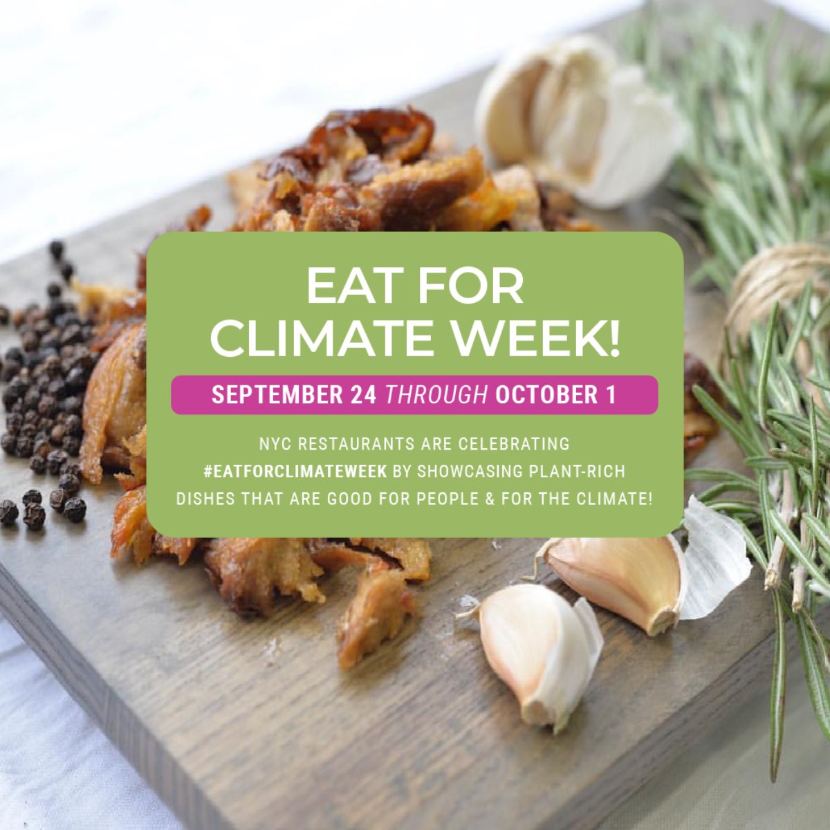 TerriRestaurant's tweet photo. Treat yourself and the planet - enjoy one of our delicious dishes that are plant-rich and climate-friendly. #EatforClimateWeek https://t.co/NrQCk7eqDs