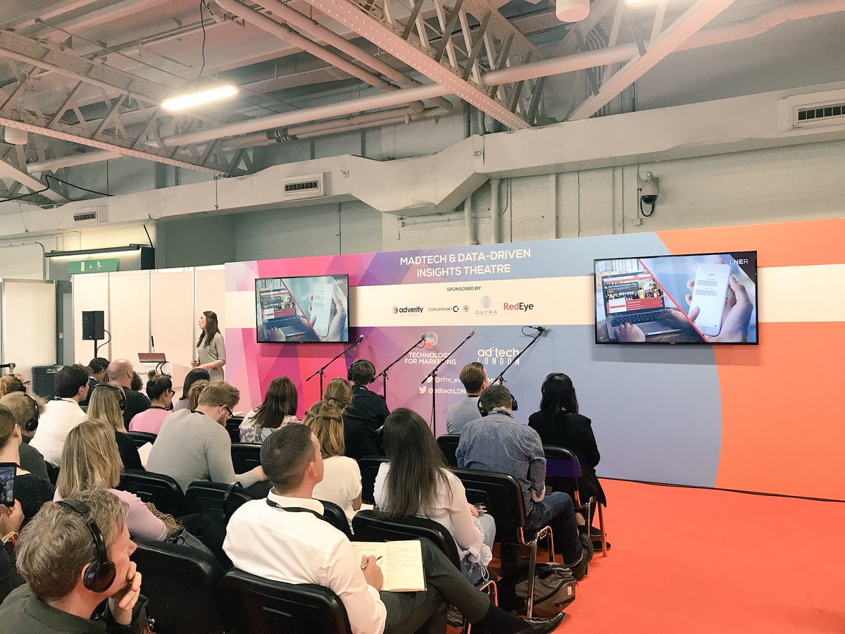 Kristine_Long's tweet photo. Great talk from @clairecardosi @LNER at the #EcommExpo. Thanks for mentioning @Ibm interact in helping you improve customer service! #TFM18 https://t.co/28tGphv1u9