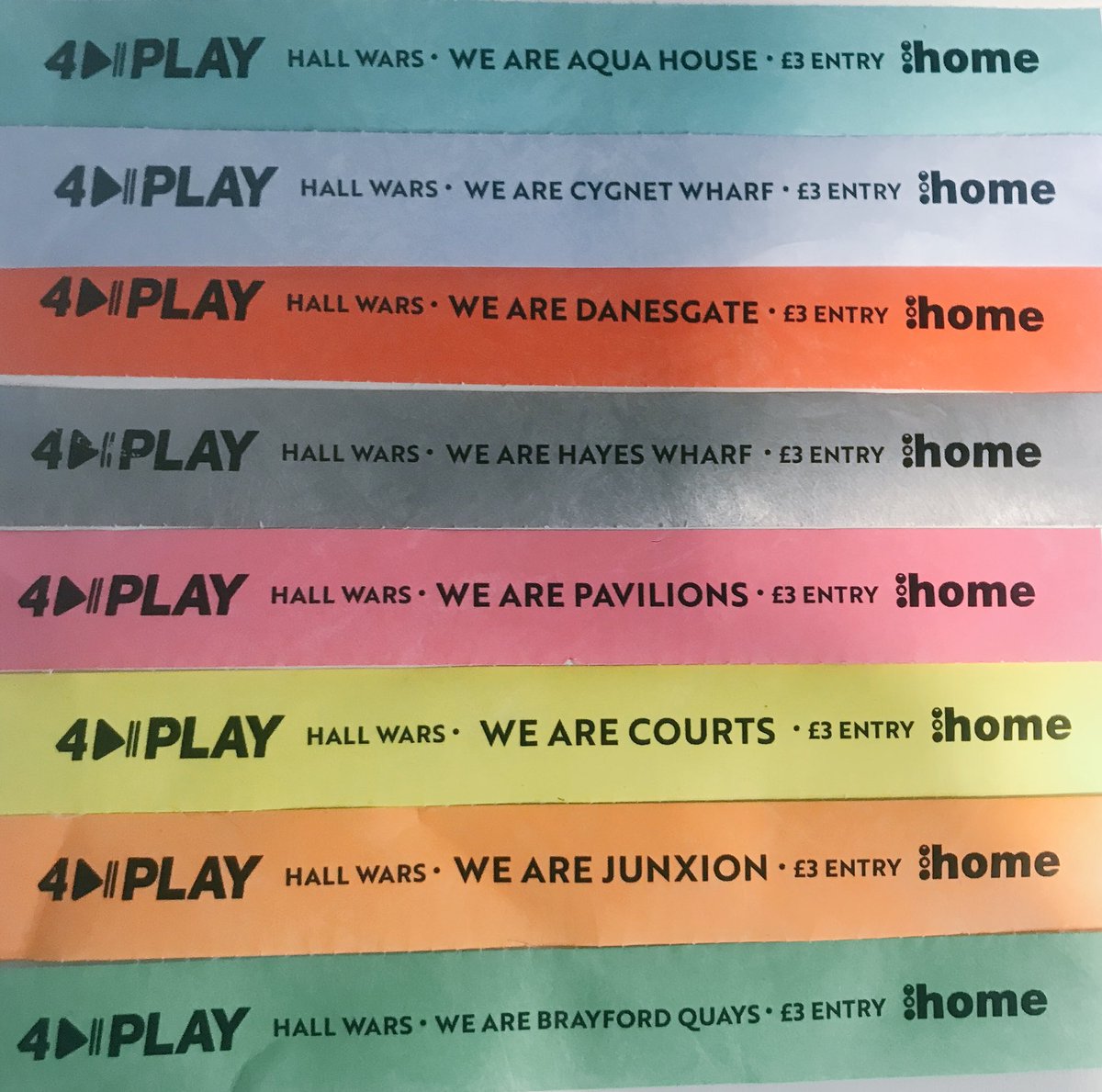 Have you got your Hall Wars wristband for tonight?!