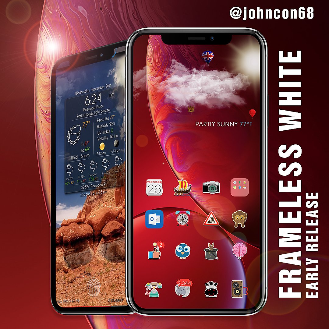 Metaserph's tweet photo. #FramelessWhiteEarlyRelease @johncon68 gift from my guy John. Sweet! Free theme, please donate. Y'all know the amount of work that goes into these. Quality work! Thanks Bro! #UniAw2018 @NewdestinyX2  #UniAw2018_Colorido @wrussell1989 https://t.co/ZWoAizkERA