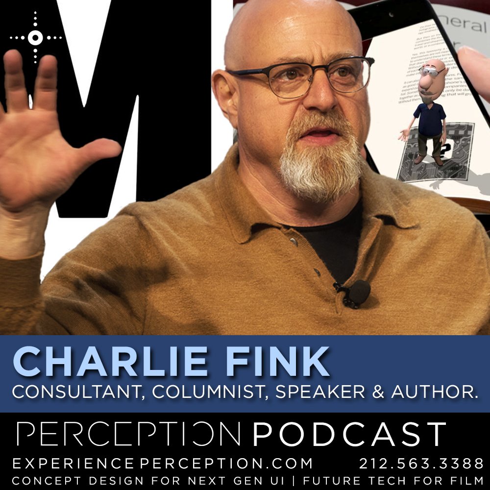 exp_perception's tweet photo. This week on #ThePerceptionPodcast we speak with @CharlieFink , Author of The Metaverse: an AR Enhanced Guide to AR/VR. He also consults, writes for @forbes and speaks at conferences - check it out now! https://t.co/7EY8RGJU9f #sciencefictionthinking #AR #VR #metaverse #future https://t.co/kq8rKwLBUh