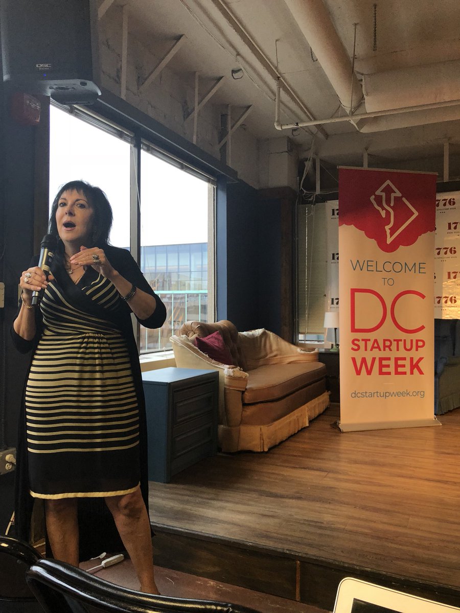 Very sharp session from @LizSaraPR about marketing for startups. Generous with info and patient w/questions. #DCStartupWeek @1776