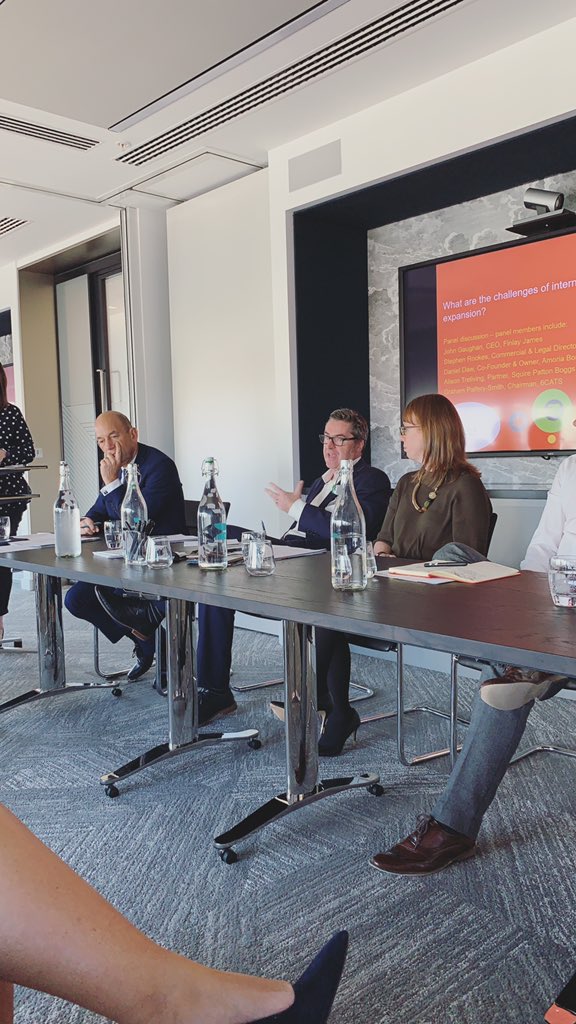 FinlayJamesLtd's tweet photo. โCan we beat them? Can we do better than what is currently being done?โ - CEO, John discussing FJโs international expansion into the US at @APSCo_org Northern Business Forum... The answer is yes! #FJWay https://t.co/q24P670Cbs
