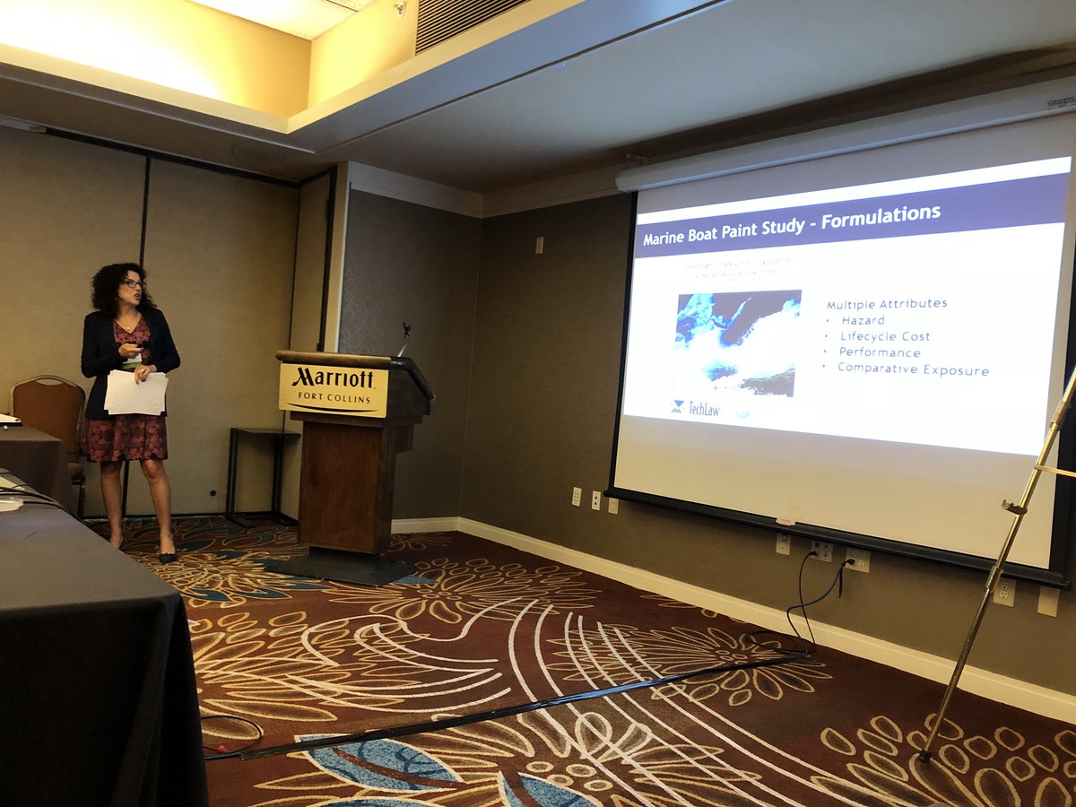 Hassanaelzein's tweet photo. Sharon Dubrow from @AmChemistry talking about a multi-criteria approach for LCA during #LCAXVIII @ACLCA https://t.co/4CJN9RBvJV