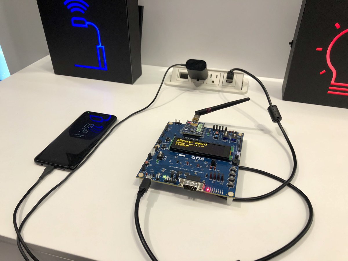 BluetoothSIG's tweet photo. Did you miss @Arm launch its new production-ready Bluetooth Low Energy software stack at #BluetoothWorld? Learn more about how it gives developers more flexibility in developing new #IoT solutions, via @designreuse: https://t.co/2arjwqGmlx #bluetooth https://t.co/BNfIzNKJO2