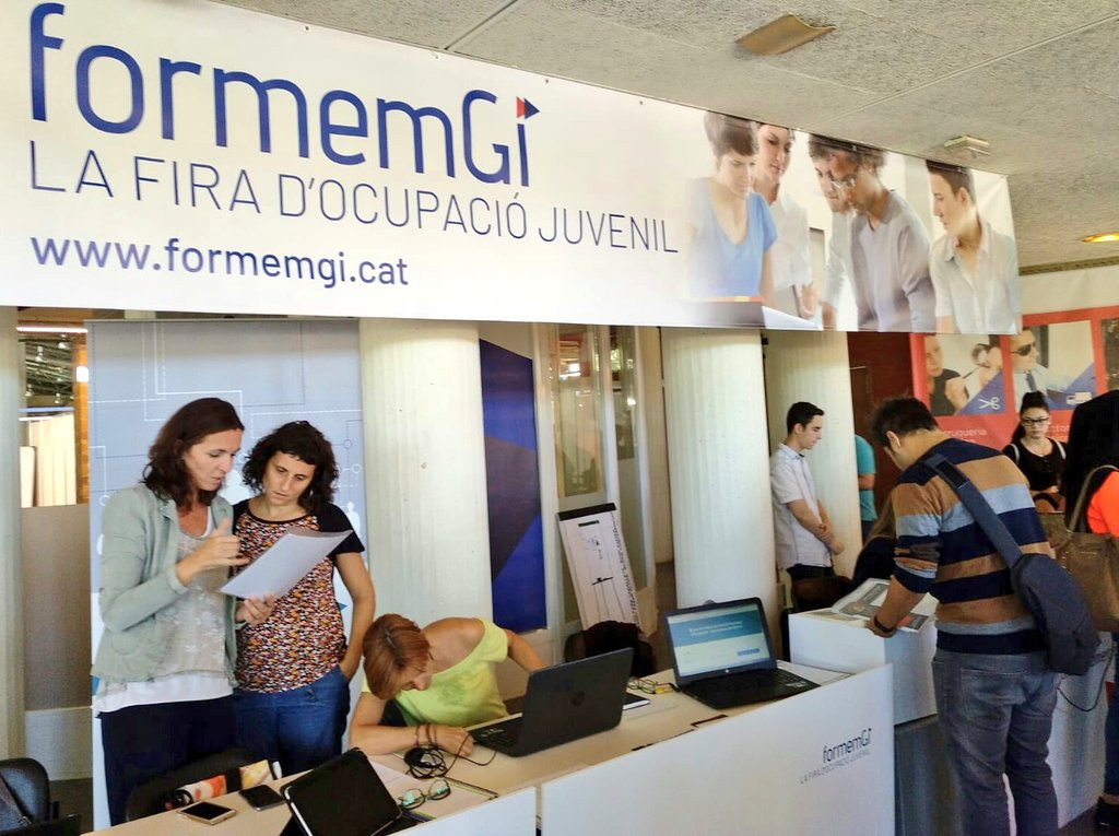 SaltOcupacio's tweet photo. Visitem la Fira d'Ocupació Juvenil #FormemGi organitzada per la @cambragirona al Palau Firal de Girona.
#Salt @EMOdeSalt https://t.co/j2ZQD2oS6O