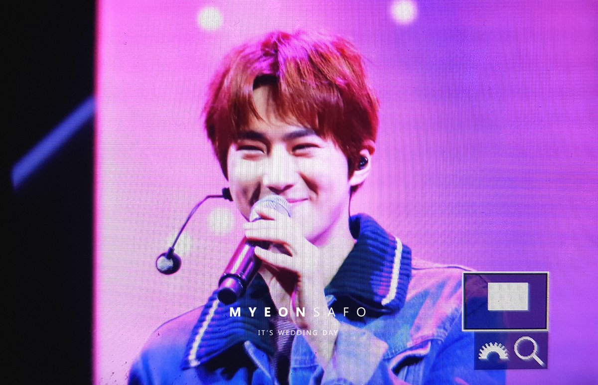 MYEONSAFO's tweet photo. 180927 코리아세일페스타 #수호 #SUHO
방글방글😆😆 https://t.co/QX96RtmCRt