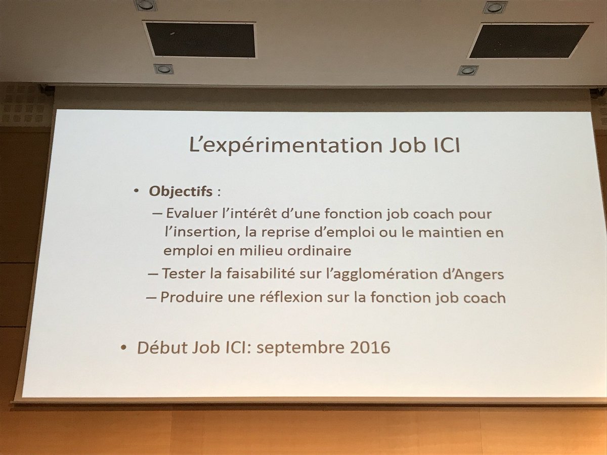 AMLemessager's tweet photo. Emploi accompagné : colloque international, quels enseignements ? restitution de Job ICI, initiative collective pour l’inclusion par Virginie Saout @FIPHFP @mfam4953 et Alpha https://t.co/pGBDFuiF3x