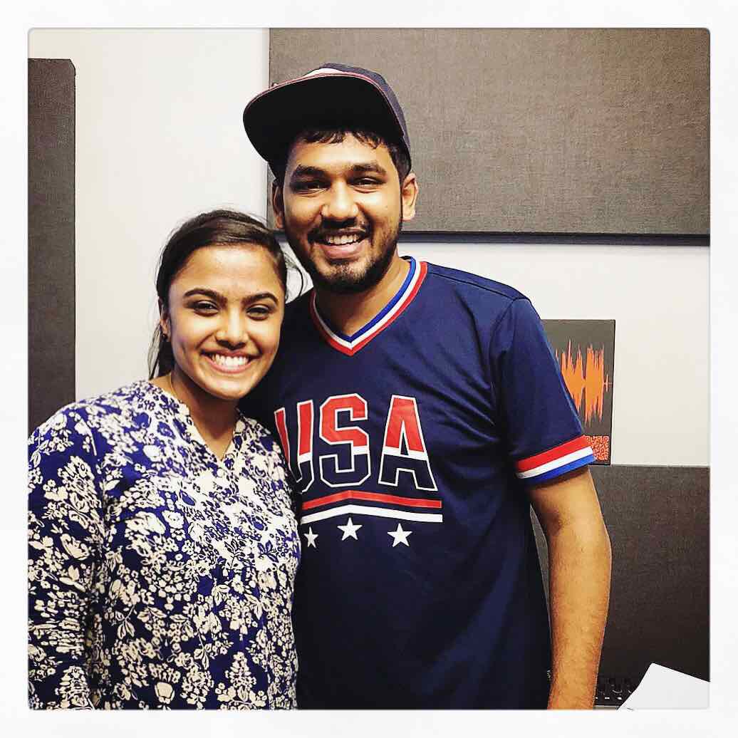 Super fun session with the amazing #HipHopAadhi anna today for an extremely cool peppy track. :)

#HipHopTamizha @hiphoptamizha #recording #session #fun