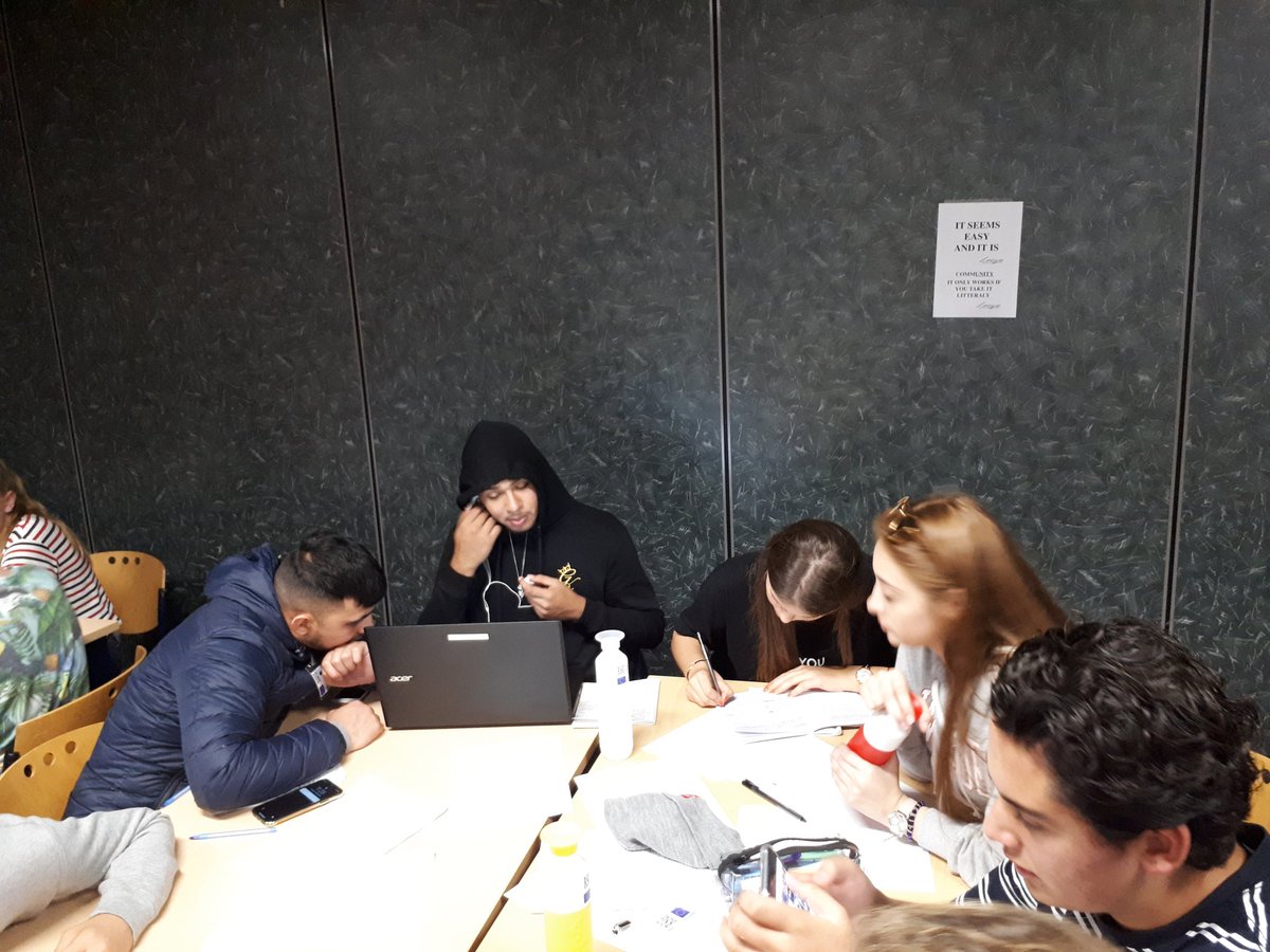 ExcAcadErasmus's tweet photo. Day 4: #teamerasmus from @ExcelsiorAcad working on our @EUErasmusPlus projects ready to present our learning to the major of Enkhuisen with @RSG_Enkhuizen and @informaticachir
#respect4diversity #characterandculture @erasmusplusUK https://t.co/ChK9aOg6gZ
