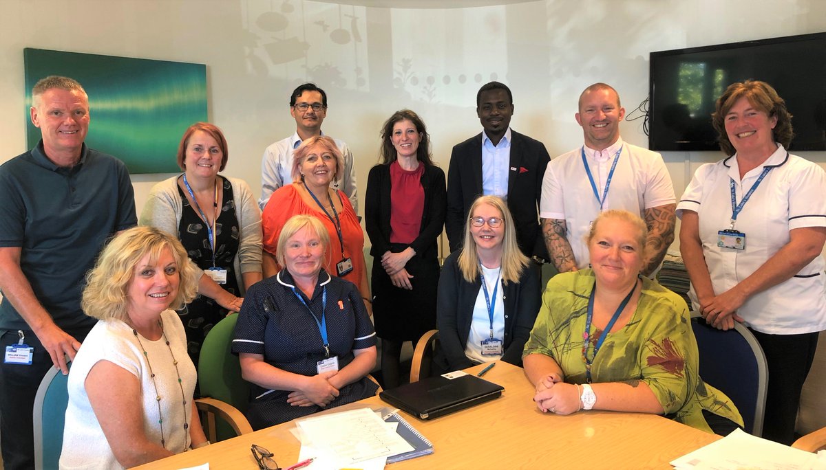 StLukesHospiceB's tweet photo. A snap from this morning's Heart Partnership Project steering group meeting. We welcomed professionals from @BasildonHosp & discussed the importance of continuing enabling patients with Heart Failure to access our services. #HeartPartnershipProject #HPP @hospiceuk https://t.co/Tr1nqC7WHj