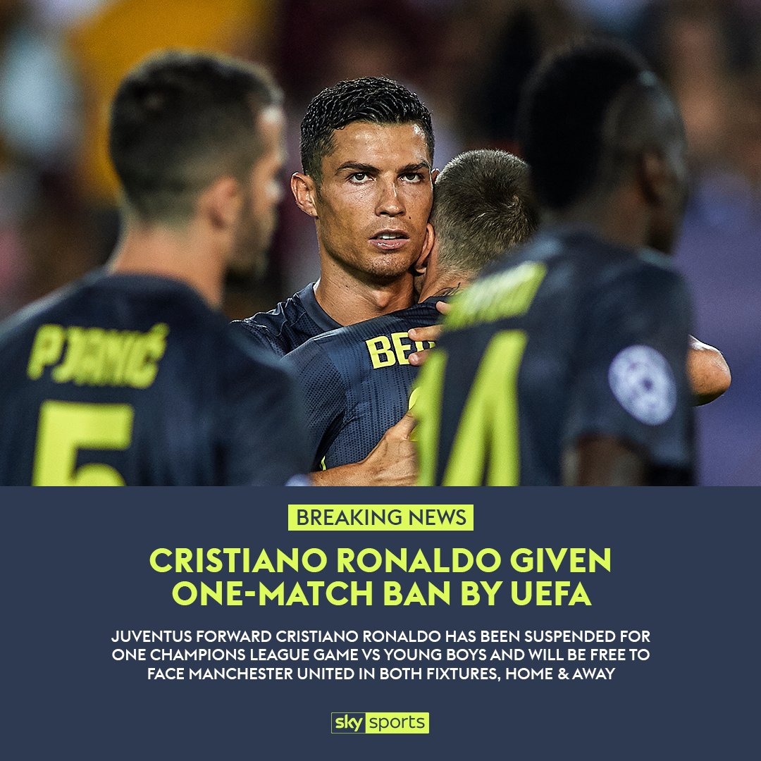 Cristiano Ronaldo Could Face Champions League Ban