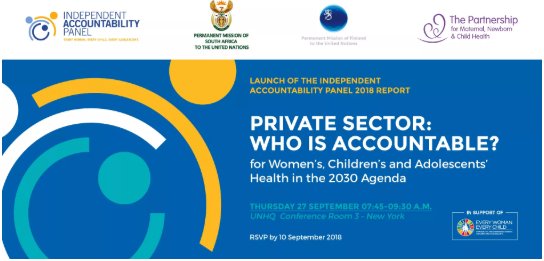 kentbuse's tweet photo. Kudos to the Independent Accountability Panel for new report on private sector – solid, constructive, hard-hitting, evidence-informed recommendations. Should be mandatory reading for leaders at the #NCDs #HLM3 today #accountabilitymatters #howNCDs #EWECisME https://t.co/oC3APoAjIM