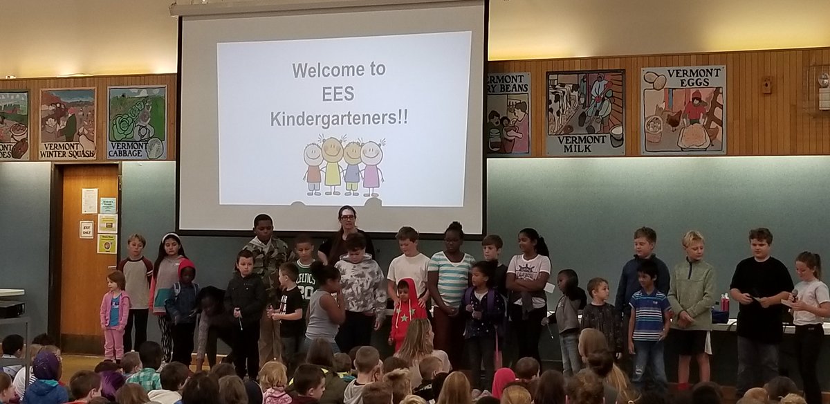 Kindergarteners in the house. #ImABigKidNow #bsdvt