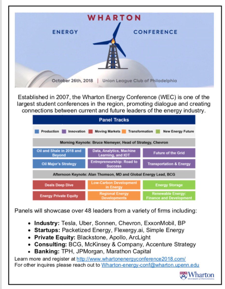Panel Schedules for WEC 2018! #30DaysLeft. Early Bird Tickets Sold here: w.cglink.me/r107045