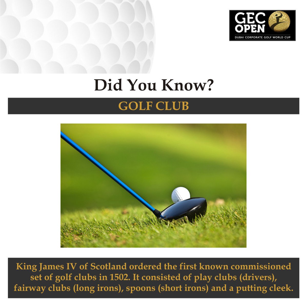gecopenindia's tweet photo. The Golf Club
.
.
.
.
.#DidYouKnow #GECOpen #GECOpen2018 #Golf #India #Golfers #GolfClub https://t.co/bvdldh1Z4H