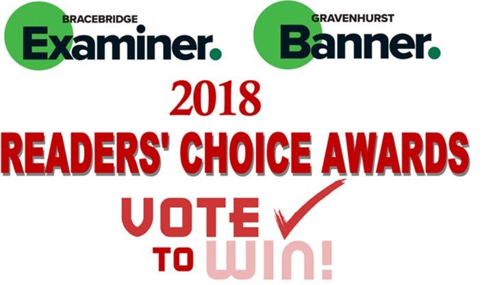BracebridgeExam's tweet photo. Still time to get your votes in for #Bracebridge and #Gravenhurst favourite businesses; you could win a $100 gift certificate to the Old Station restaurant; it's a win-win! https://t.co/M12fVQKVSn https://t.co/jt5QnCyzfA