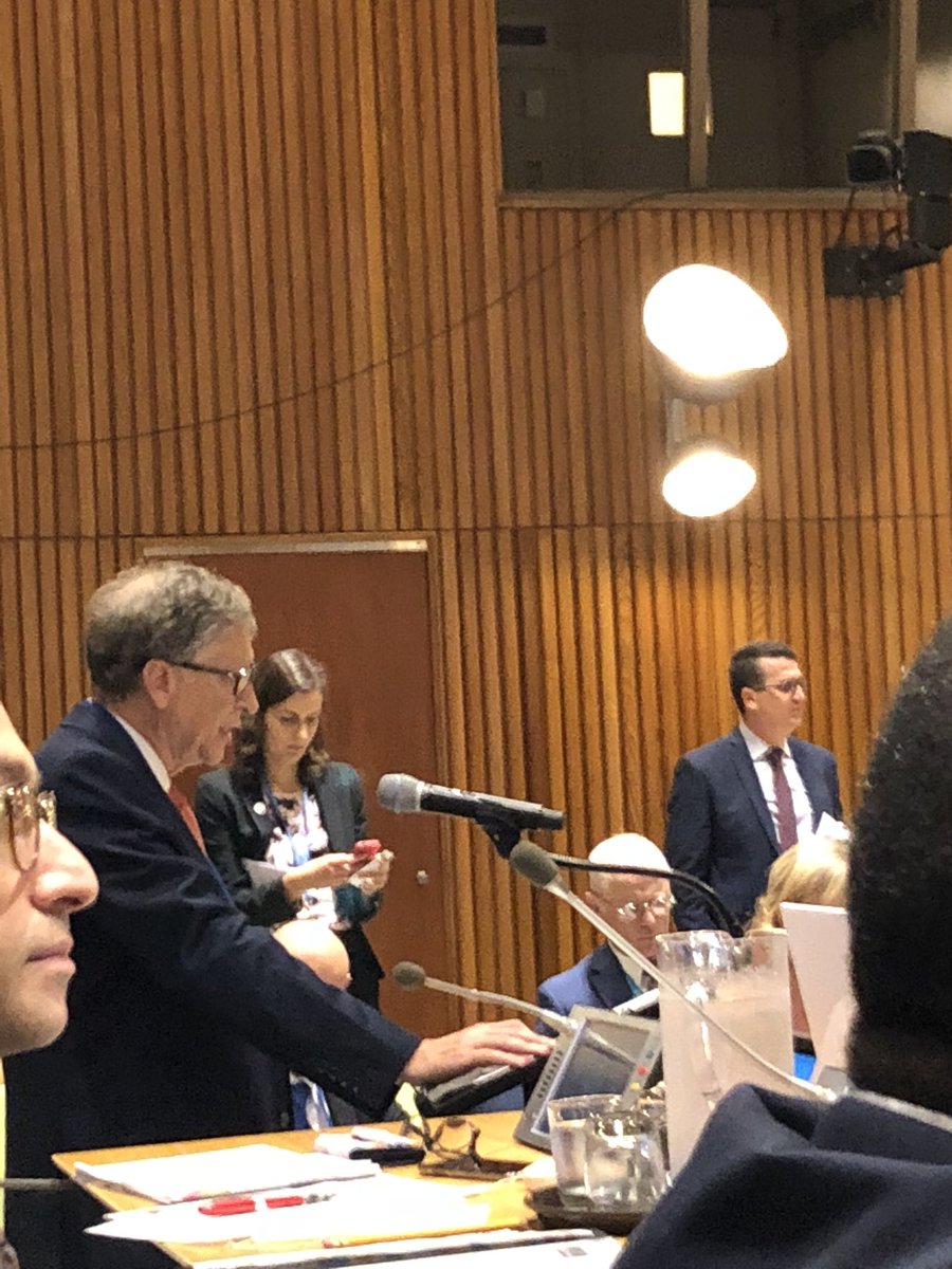 TamarTchelidze1's tweet photo. HLM on Tuberculoses attended by number of Heads of States, Ministers voicing the sense of urgency to defeat the killer once and for all. #DavidSergeenko co-chaired the pannel “Urgent Global Response to a Global Epidemic”. #BillGates deliveriing a keynote statement at the pannel https://t.co/hxFtPs7xth