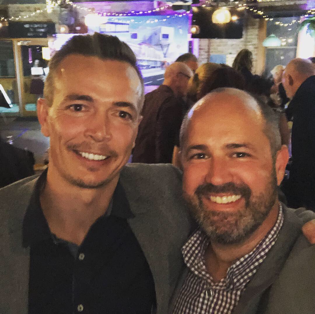 joelgoodsir's tweet photo. Enjoyed the #NewiAwards tonight. Great to catch up with @carolduncan @jacquileadaley @b_daly and the like. Plus, met this legend #Ryangriffiths https://t.co/87U6DcFqtr