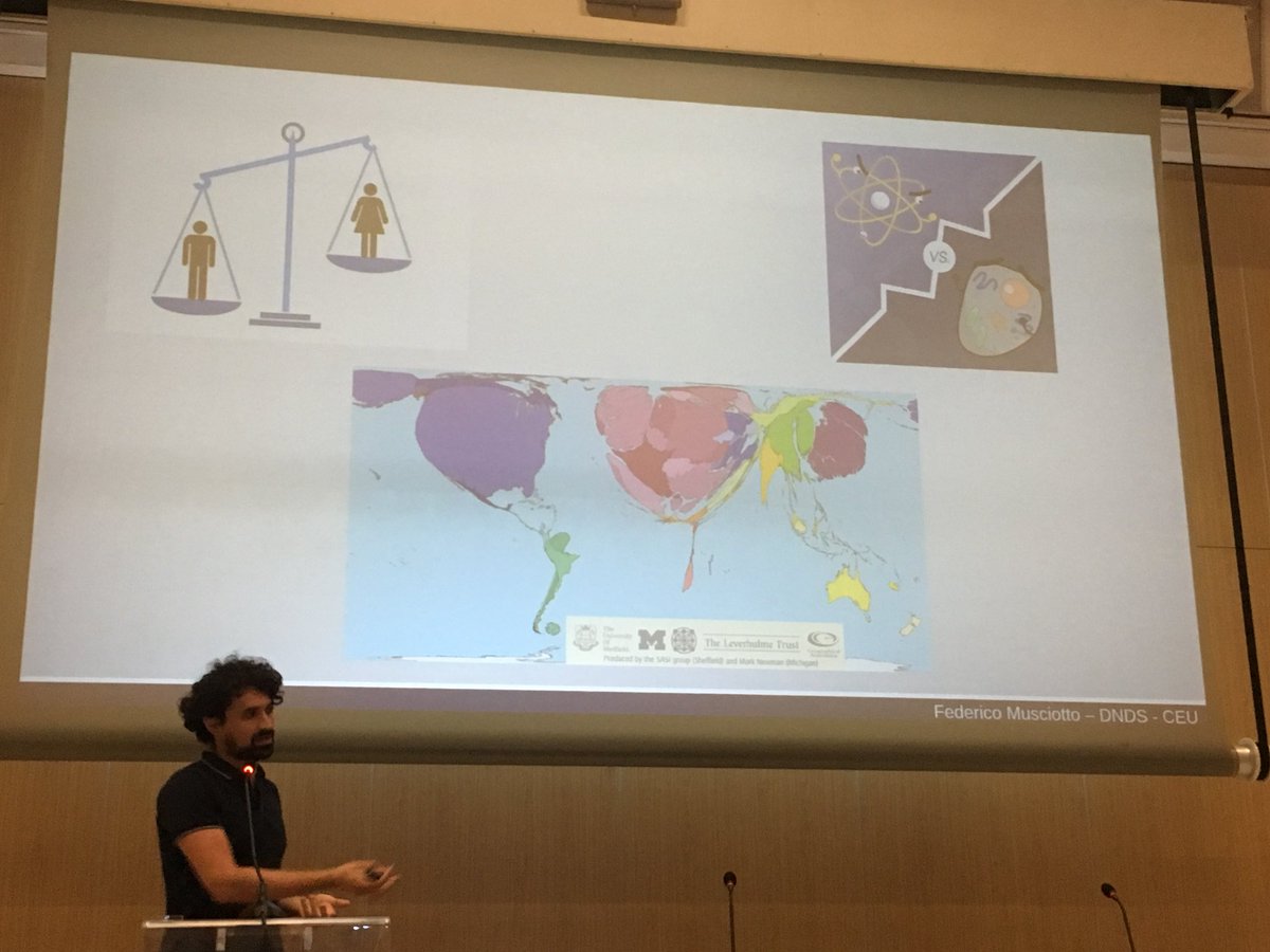 iniguezg's tweet photo. Why one Fede when you can have two!? Right after @fede7j now @musci8 walks us through gender biases in scientific production @ccs18gr #ccs18gr #CompSocScience satellite #ScienceOfScience https://t.co/MDEghuBJcc
