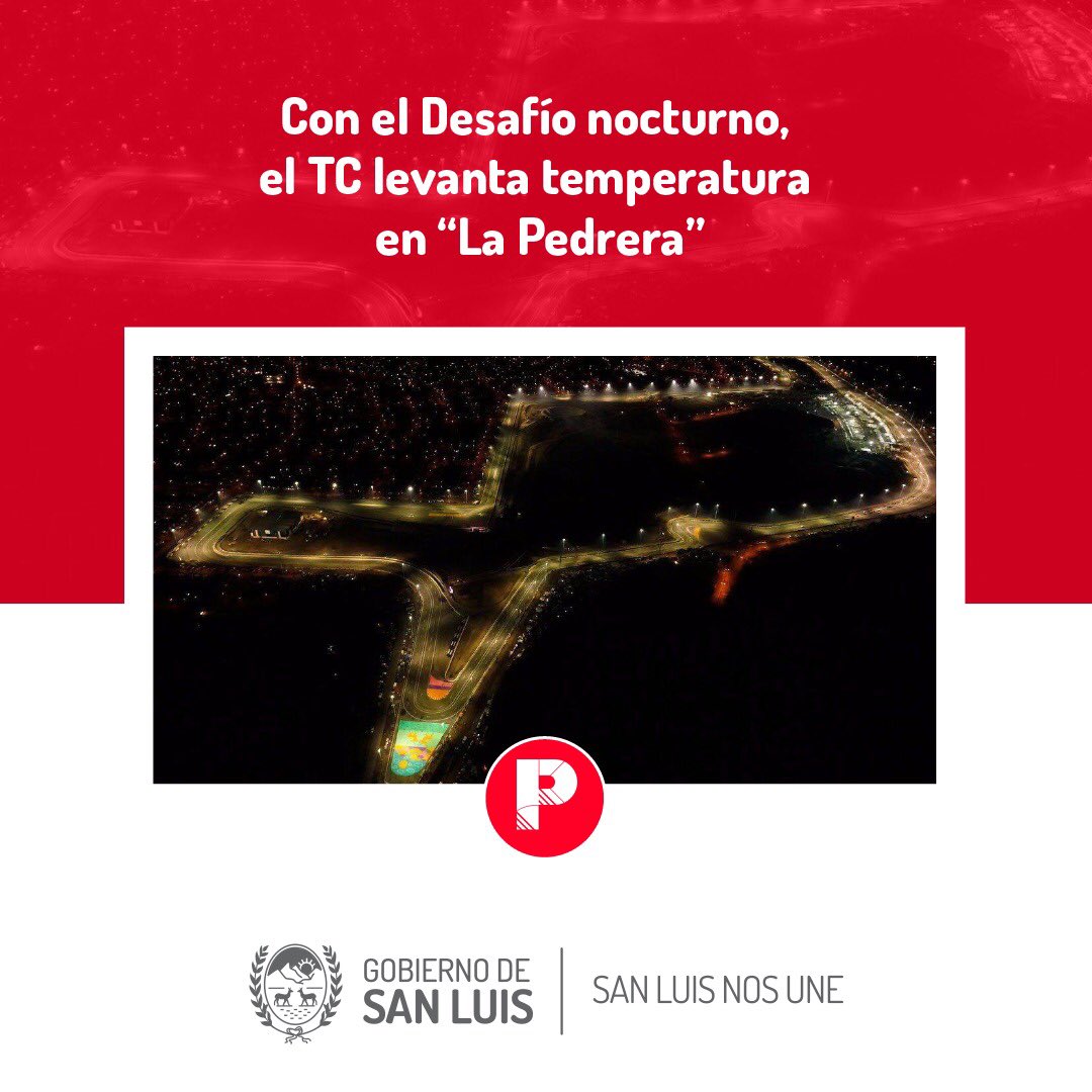 sanluisgob's tweet photo. #CopaDeOro
CON EL DESAFÍO NOCTURNO, EL TC LEVANTA TEMPERATURA EN "LA PEDRERA"
Al gran espectáculo que ofrece el TC para este fin de semana en el parque, se suma un “mano a mano” entre Agustín Canapino, ídolo del “Chivo”, contra Matías Rossi y su Ford. 
https://t.co/na3Gn6mCSR https://t.co/Rp9XsD0QIC