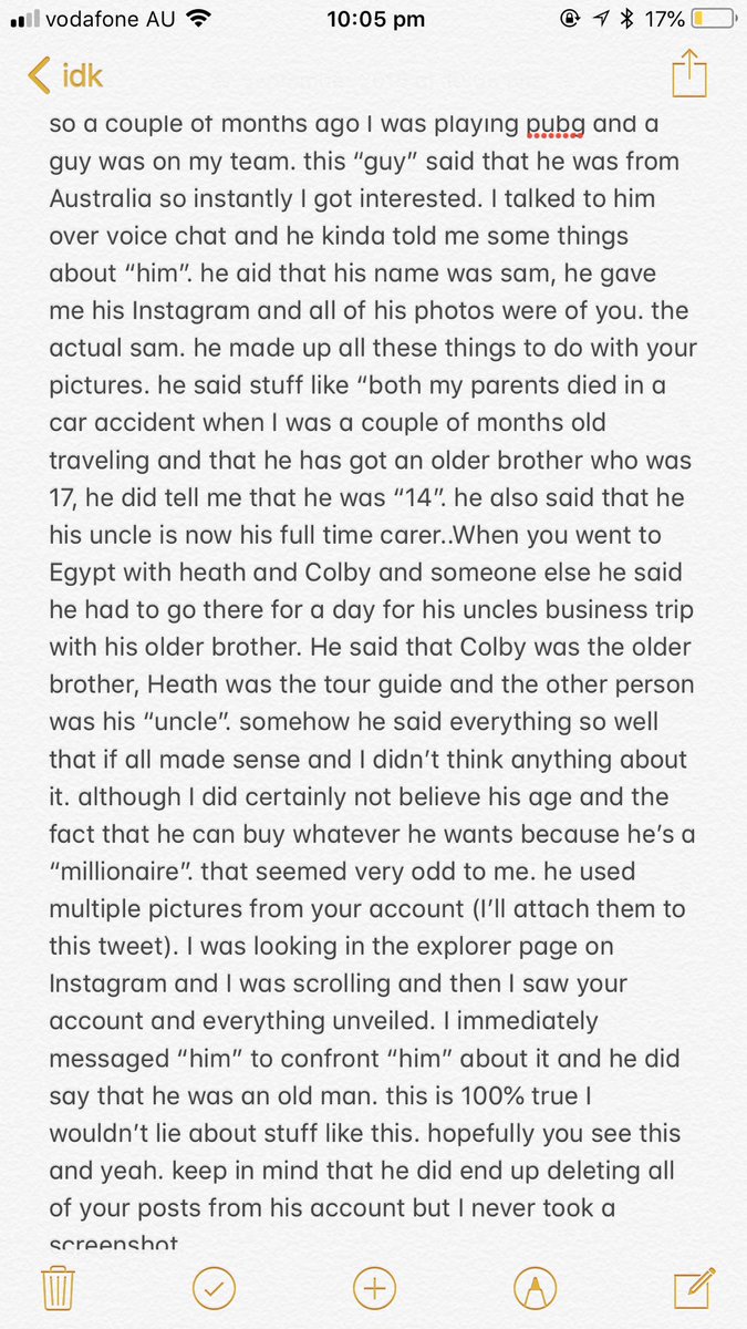 Johnstone2004's tweet photo. @SamGolbach 
@SamGolbach 
@SamGolbach 
@SamGolbach 
@SamGolbach 
@SamGolbach 
@SamGolbach 

IMPORTANT ⁉️⁉️⁉️ 

These were the two accounts he had used. putting the word out there incase he attempts to do it to another one of your followers.. https://t.co/gdimfEySiz