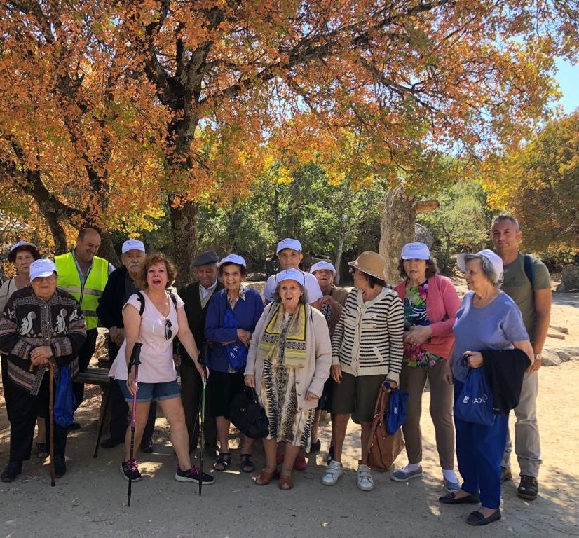 Valleluz_CD's tweet photo. Hoy #Jueves estamos pasando un bonito día en la #Sierra de #Madrid #SilladeFelipeII #excursiones #naturaleza #otoño #septiembre #entorno #ElEscorial #mayoresactivos #ACP https://t.co/iRR0h3bLgr