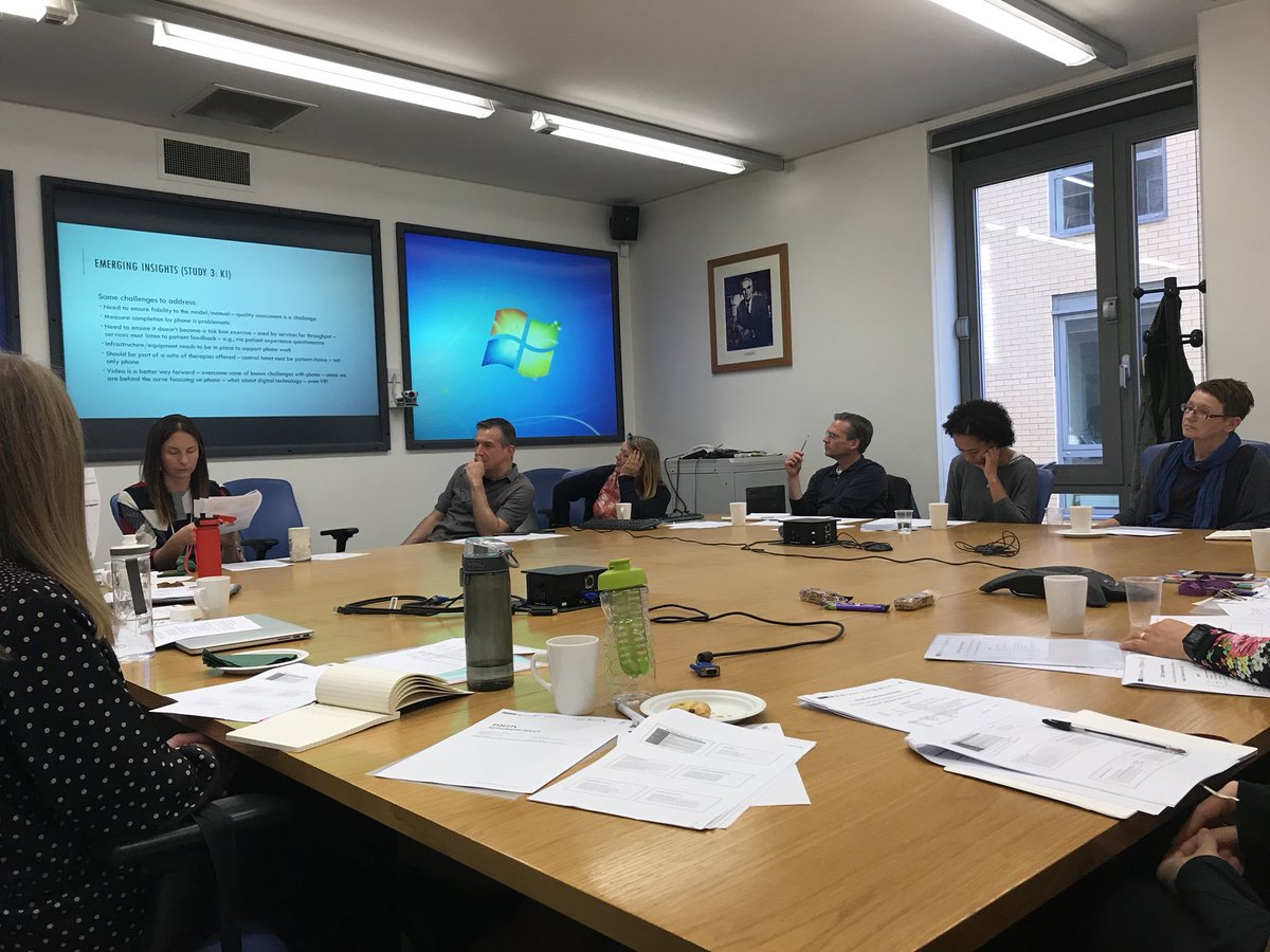 EQUITyMH's tweet image. Hearing about some of the preliminary findings from our work stream one studies at the EQUITy programme management meeting in Manchester #EQUITy #iapt #research #mentalhealth #healthservices