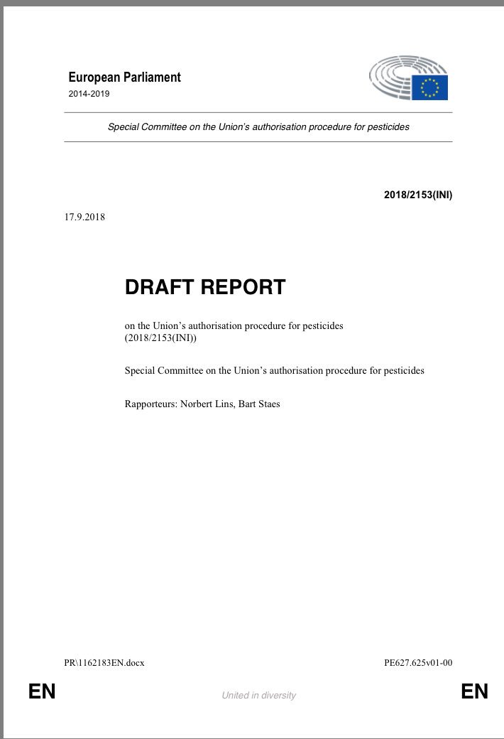 EricAndrieuEU's tweet photo. Suivre EN DIRECT la présentation du projet de rapport de notre Commission d’investigation sur la procédure d’homologation des #pesticides en Europe par nos rapporteurs #NorbertLins et @BartStaes.
#ComPEST #Glyphosate
Live : https://t.co/5XxIJSHmob
📖 https://t.co/bXDWCa2oMA https://t.co/sAoPAWjMzX