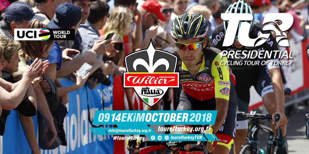 tourofturkiye's tweet photo. 🇹🇷 54. Cumhurbaşkanlığı Türkiye Bisiklet Turu'nda yer alacak Profesyonel Kıta Takımı: İtalya’dan @WilierSelleIta ! 🚵♀️🚵♂️ #tur2018 #cycling #TUR2018 #tourofturkey #tourofturkey2018 #Italy #Turkey #ProContinental #Team #Continental #WilierTriestinaSelleİtalia #İtalya https://t.co/kJnYtgcOH0