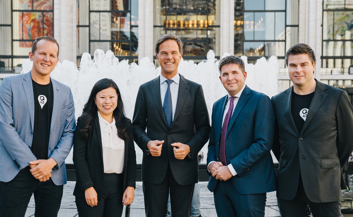 En dan sta je opeens met de eindbaas van Nederland je nieuwe app te lanceren in New York. 💪 Hier lees je hoe dat kwam >>> blog.q42.nl/rutte-lanceert…