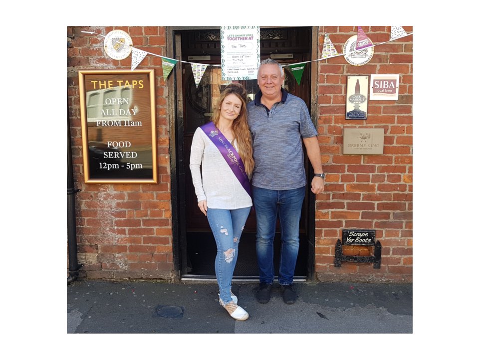 @missgalaxyblackpool aka Janine Evans supporting our #MacmillanCoffeeMorning <a href="/The_Taps/">The Taps</a> tomorrow from 10.30am