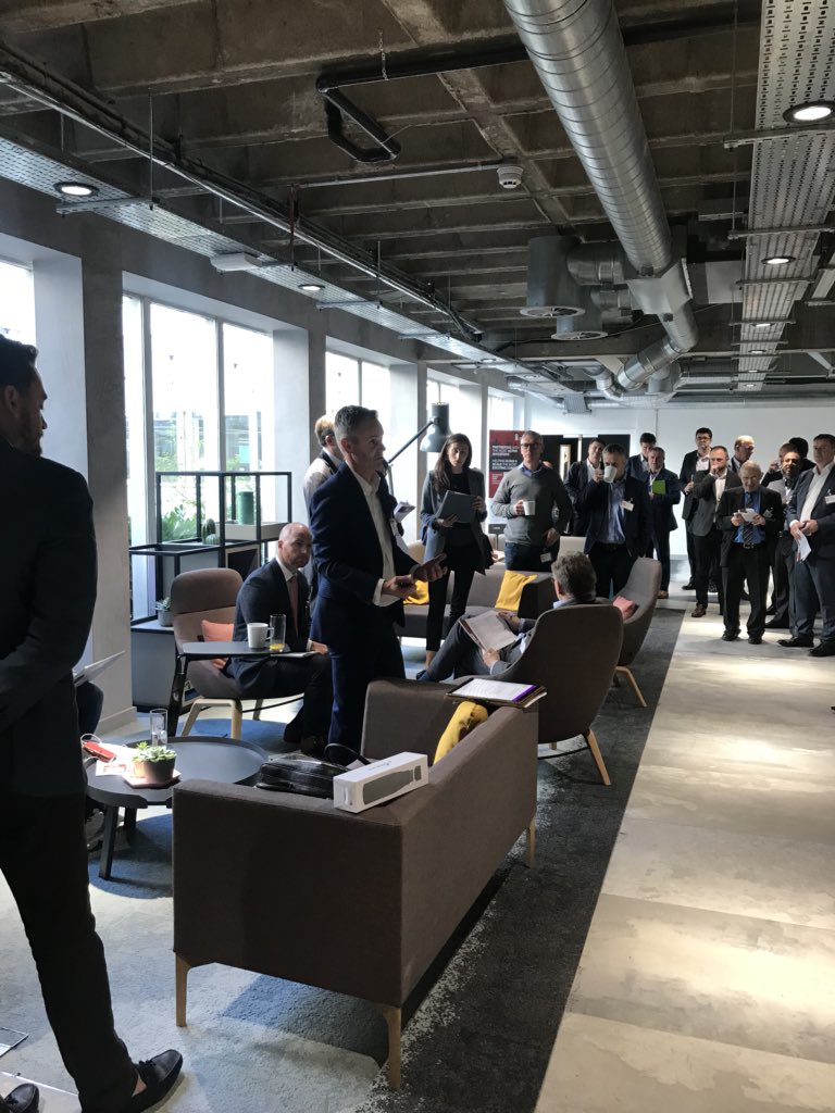 crsiltd's tweet photo. And weโre off! Investor Ladder at #manchestertechhub. A network of the most active investors across the country. #investorladder #investment. https://t.co/l7OBk0ArFM