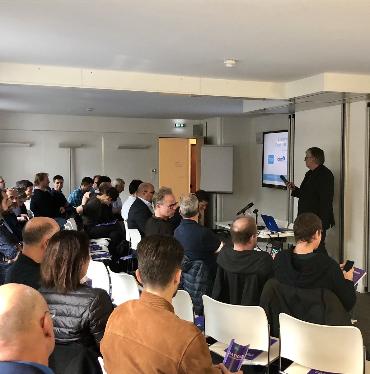 IVORY_France's tweet photo. LâĂ©vĂ©nement #PostIBC Ă lâINA Expert commence avec les grandes tendances de lâIBC ! @root6technology @Object_Matrix @cantemo et @AdobeFrance interviendront au cours de lâaprĂšs midi #rejoigneznous https://t.co/AuJ9bkNhw8