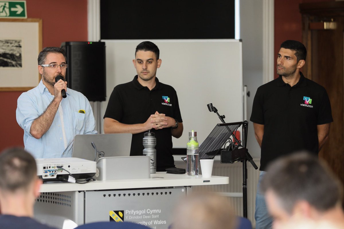 UWTSD's tweet photo. πGreat to hear Nathan Dickensen talking to students @DTCSwansea .Nathan is one of our BSc Computing Information Systems Graduates, who is now a Technical lead at #Vizolution #Alumni #industrytalks #industrypartners #employability #lifeskills @UWTSDComputing @Vizolution #proud https://t.co/g9rU2DQtqn