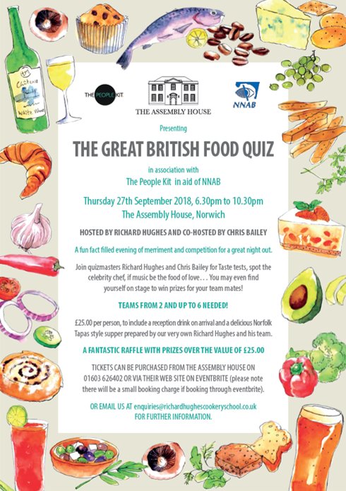 heritagewills's tweet photo. The team are excited about tonight's Great British Food Quiz @Assembly_House in aid of @TheNNAB Not only are we sponsoring one of the rounds, but we have a team of gastronomes who are looking to bring home the bacon (or parma ham) #food #sponsor #charity #NNAB https://t.co/E0loDFEDAA