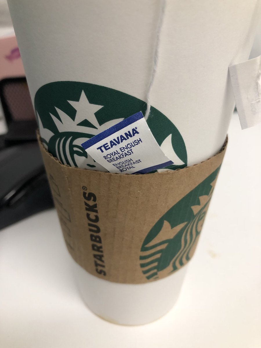 theJessFrye's tweet photo. Not too upset bc I prefer English Breakfast over Earl Gray, but come on @Starbucks... this is the second wrong order I’ve gotten in the last month at this location... #merchandisemartchicago https://t.co/f2t3TFQT8D