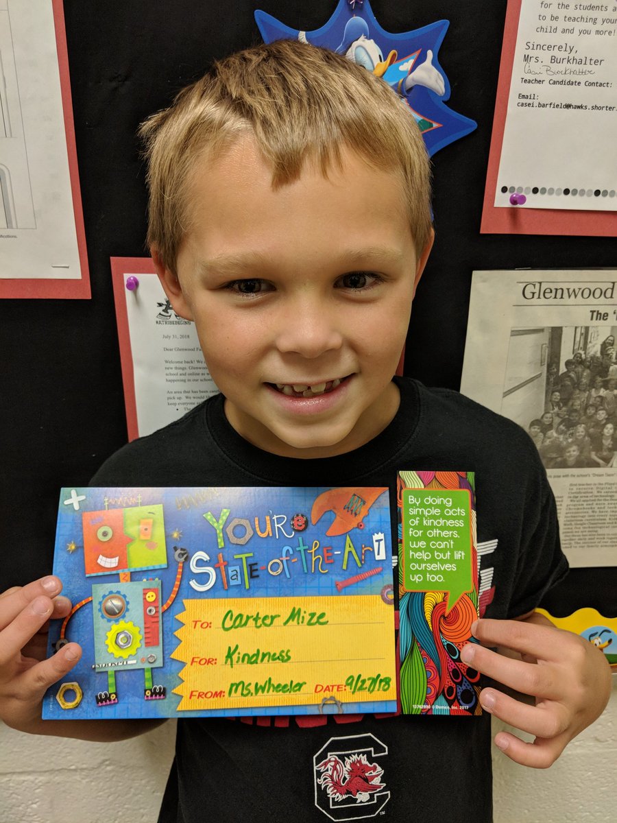 FronaWheeler's tweet photo. Kindness is our vibe! Glenwood Shining Stars! https://t.co/7k48JWv0yB