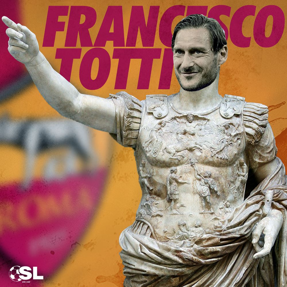Happy Birthday to the real emperor of Rome, Francesco Totti! 