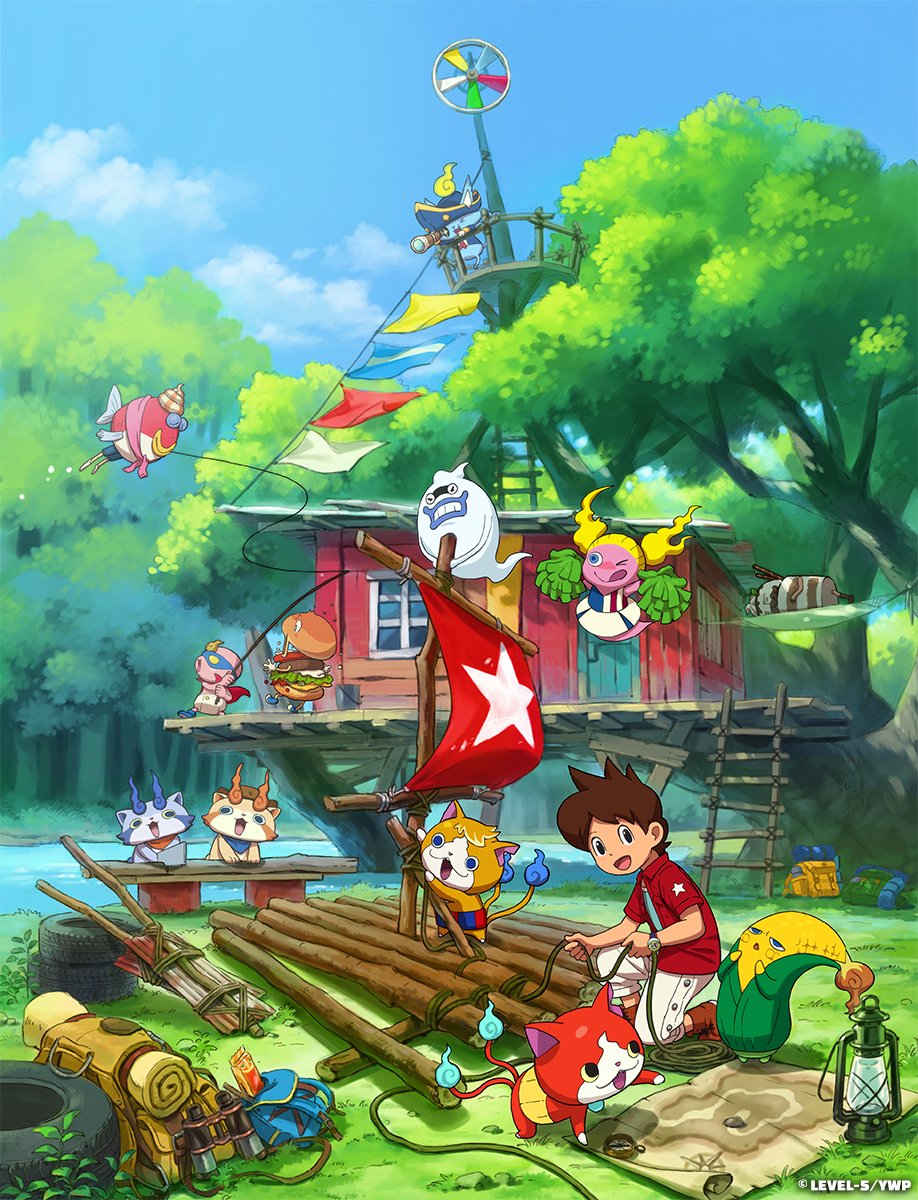 Macht euch bereit, Yo-kai-Fans! #YOKAIWATCH 3, ein neues Hauptspiel der Reihe, erscheint diesen Winter exklusiv für Systeme der Nintendo #3DS-Familie und bietet viele neue Örtlichkeiten, Charaktere sowie ein komplett neues Kampfsystem!