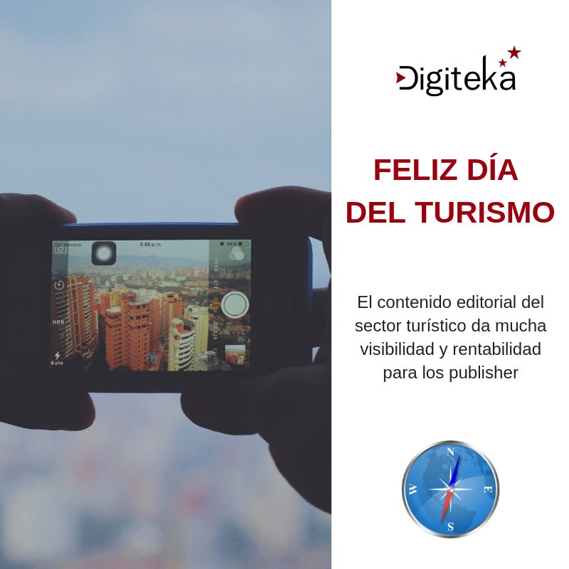 Digiteka_Inter's tweet photo. ¡FELIZ DÍA DEL TURISMO! #player #editorial #contenido #media #publisher #editores #turismo #viajes #viewability #optimización #digital #marketing #cloud https://t.co/HhYbNfJWEs