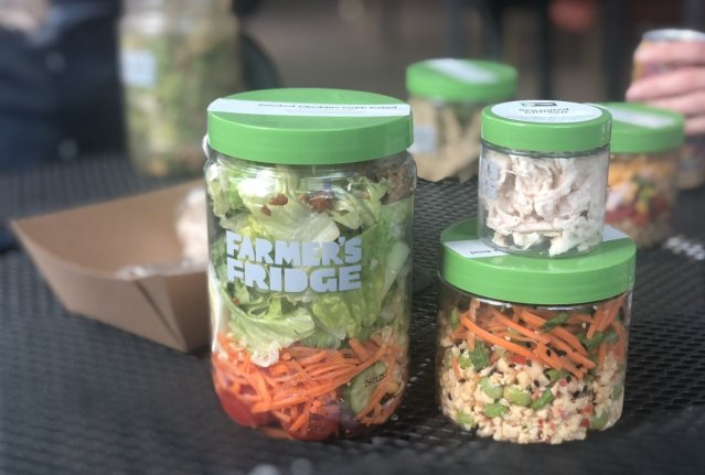 PippaCollett's tweet photo. @techcrunch #FarmersFridge I want one of these at home - no more food shopping or naughty treats! https://t.co/EcDc4wMawy https://t.co/qLPGUVib0n