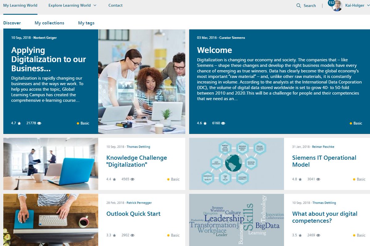 Kaiboard's tweet photo. 100.000+ unique users on the @Siemens #LearningWorld within one year! It's our cool platform to prototype new ways of learning and to share user and expert generated content.  #justdoandlearn #FutureMakers #GlobalLearningCampus @thomas_leubner @twittBerTa https://t.co/qsQCStZB57