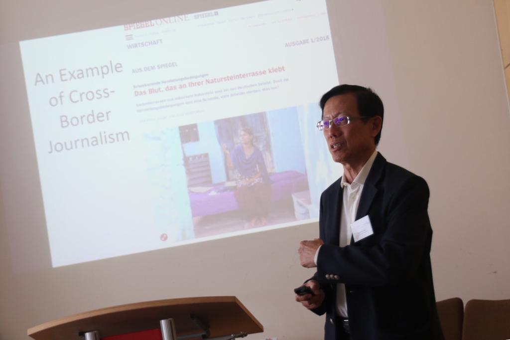 The director of the Singapore Internet Research Centre at the Wee Kim Wee School of Communication said: “You need cross border journalism, otherwise you aren´t getting the full picture.” Thank you <a href="/angpenghwa/">Penghwa Ang</a> for giving a legal and ethical perspective on #journalismacrossborders
